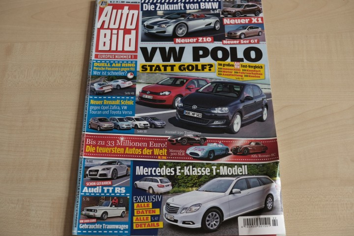 Deckblatt Auto Bild (22/2009)